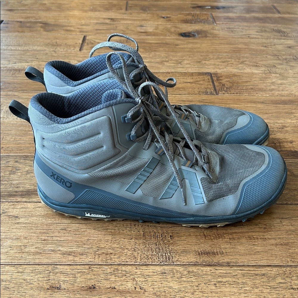 Xero Shoes Scrambler Mid II Ultra Light Hiking Boots Michelin Sole Mens Size 15